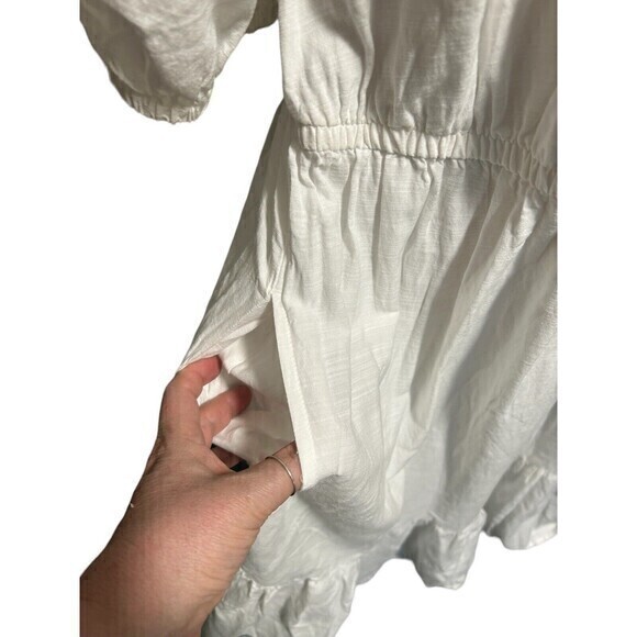 NEW Knox Rose Midi Dress Womens‎ size XL White Floral Embroidered Boho v… - Picture 5 of 7